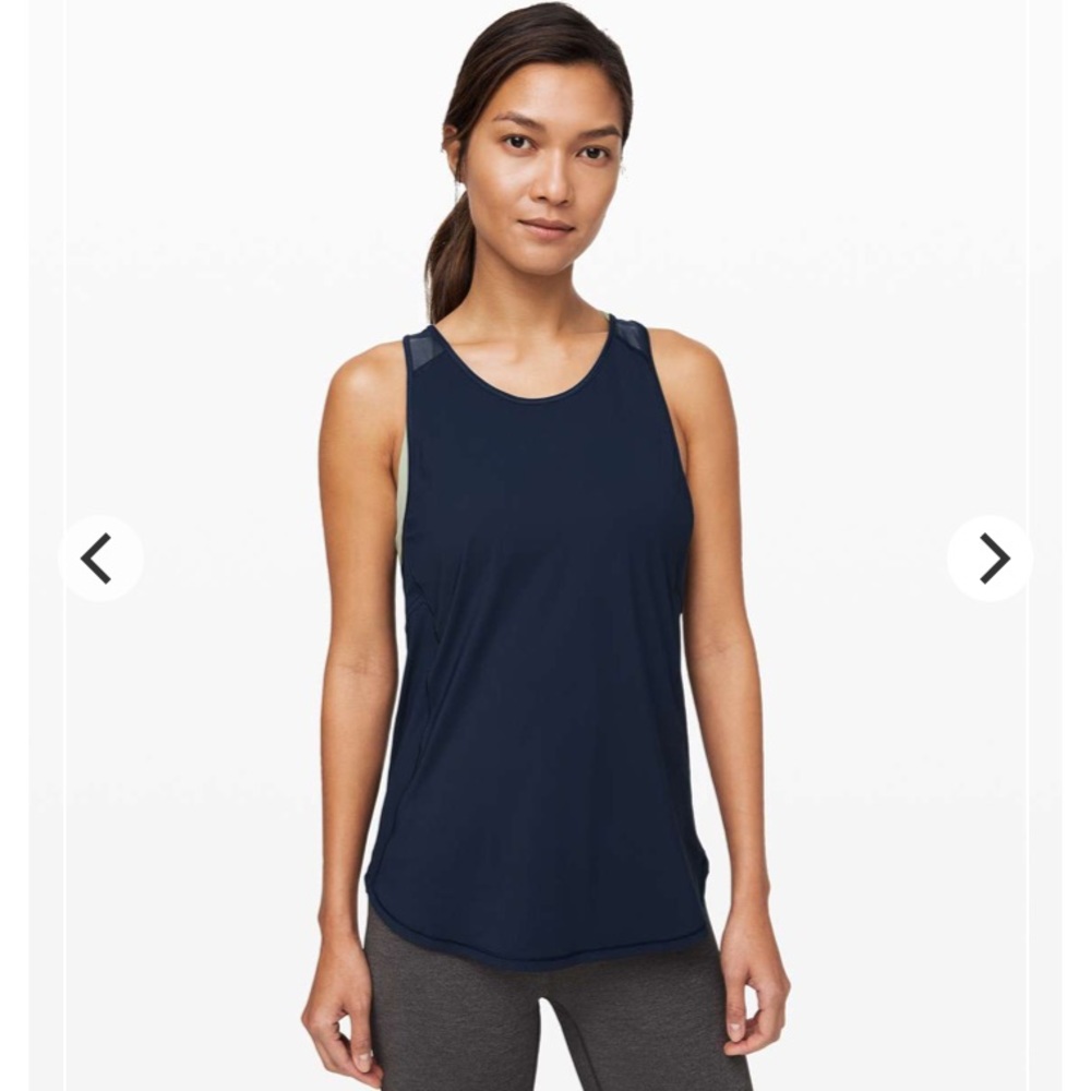 Lululemon Sculpt Tank II, navy blue, size 2